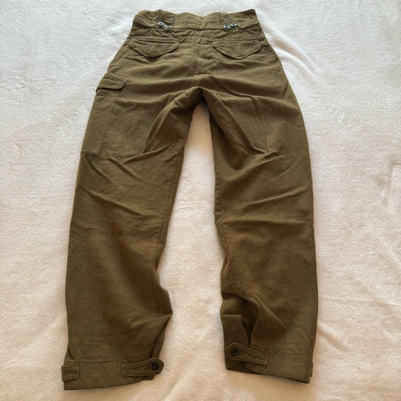 Vintage 1952 Wool Military Pants - Picture 3 of 6